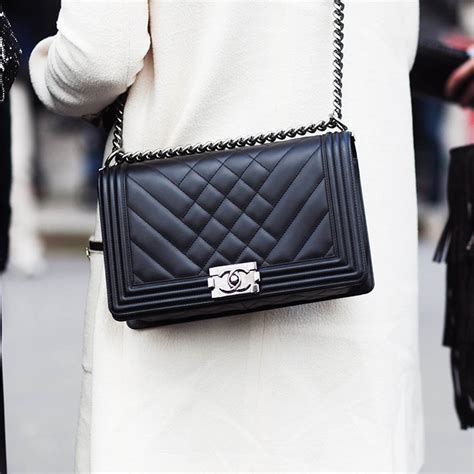 chanel classic vs chanel boy|Chanel bag.